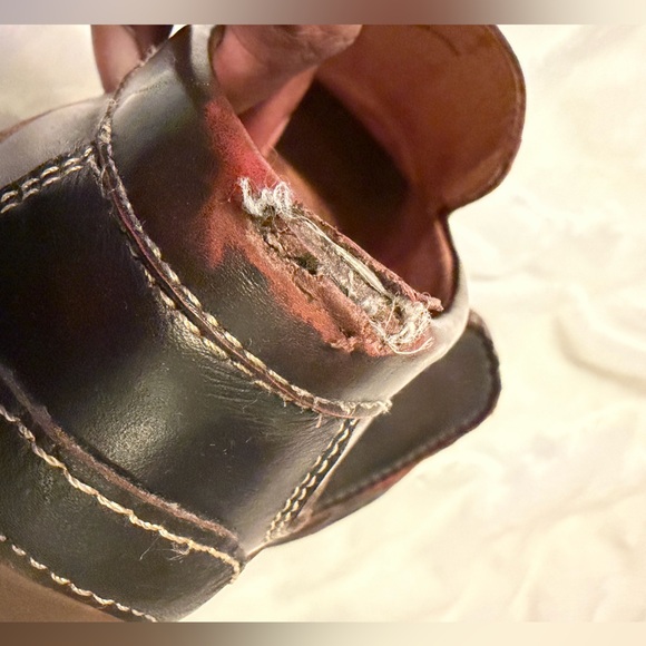 Men’s Aldo Dark Brown Leather Slip-On Loafers - Picture 8 of 11